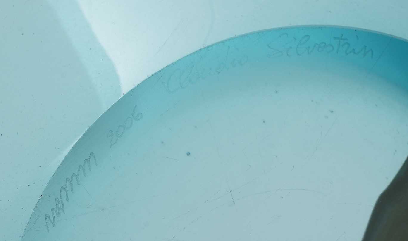 Venini 'Le Sabbie' overlay glass bowl by Claudio Silvestrin - Image 3 of 7