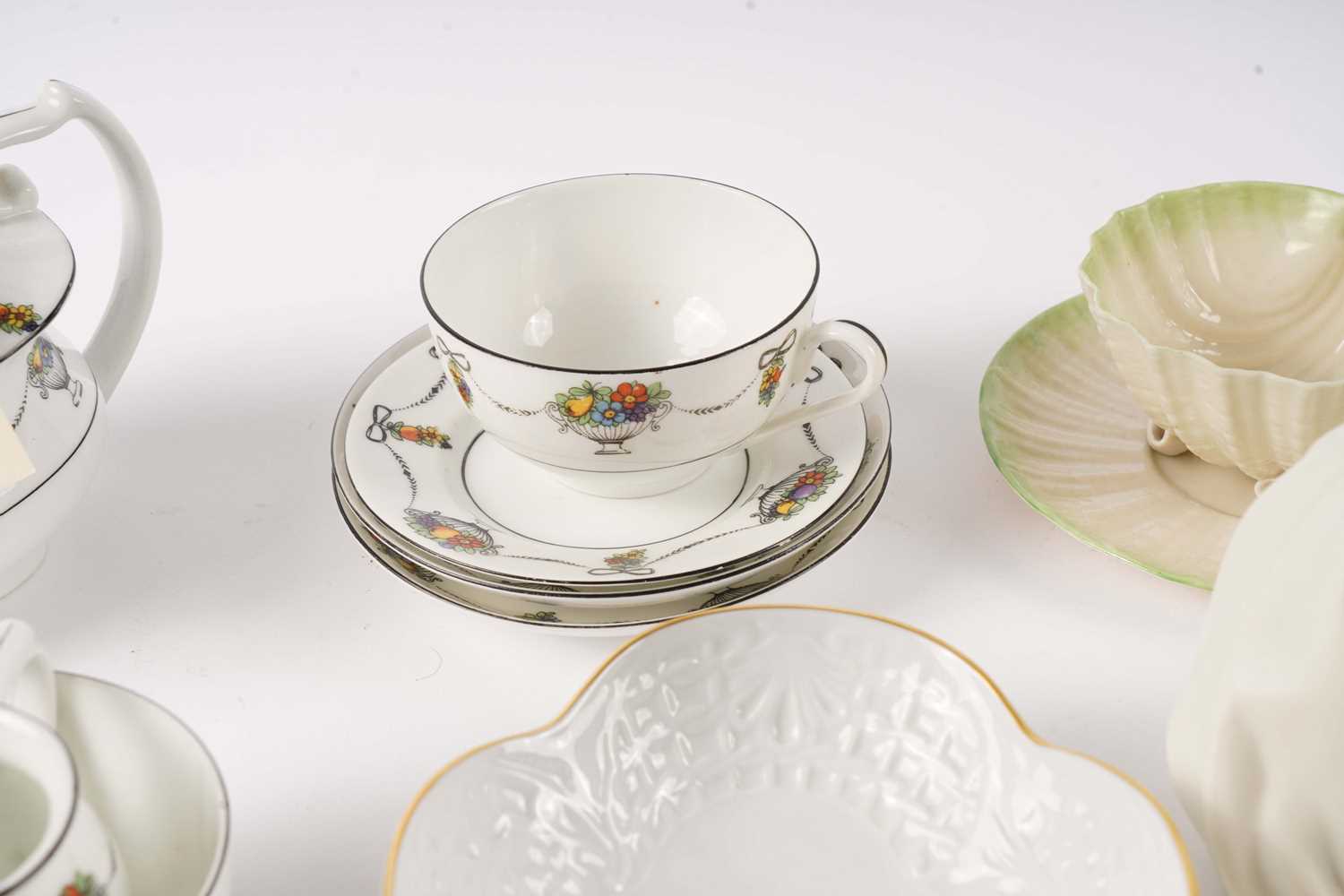 A collection of ceramics by Meissen, Belleek and others - Image 3 of 6