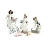 Three Lladro figures