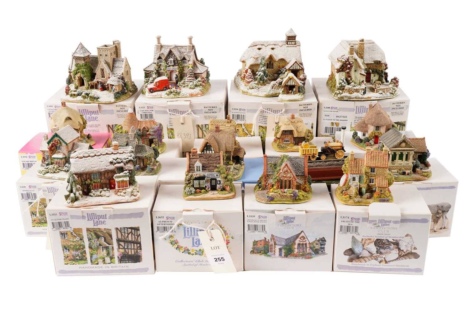 A collection of Lilliput Lane models