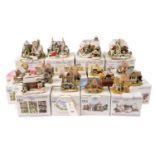 A collection of Lilliput Lane models