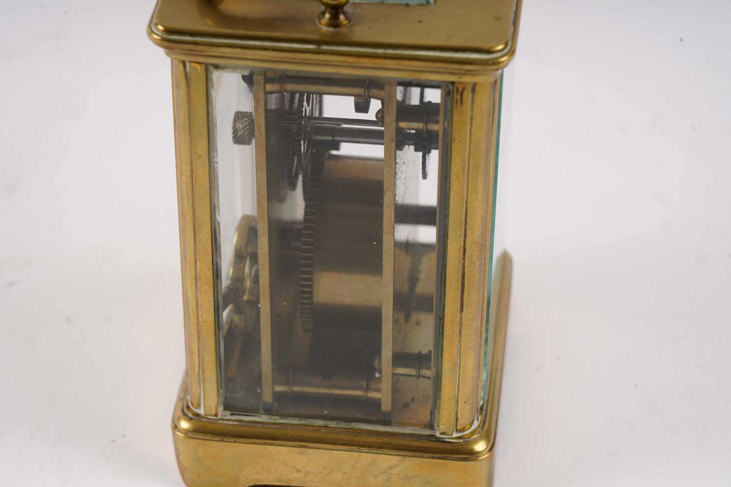 A late 19th Century French carriage clock - Image 6 of 6