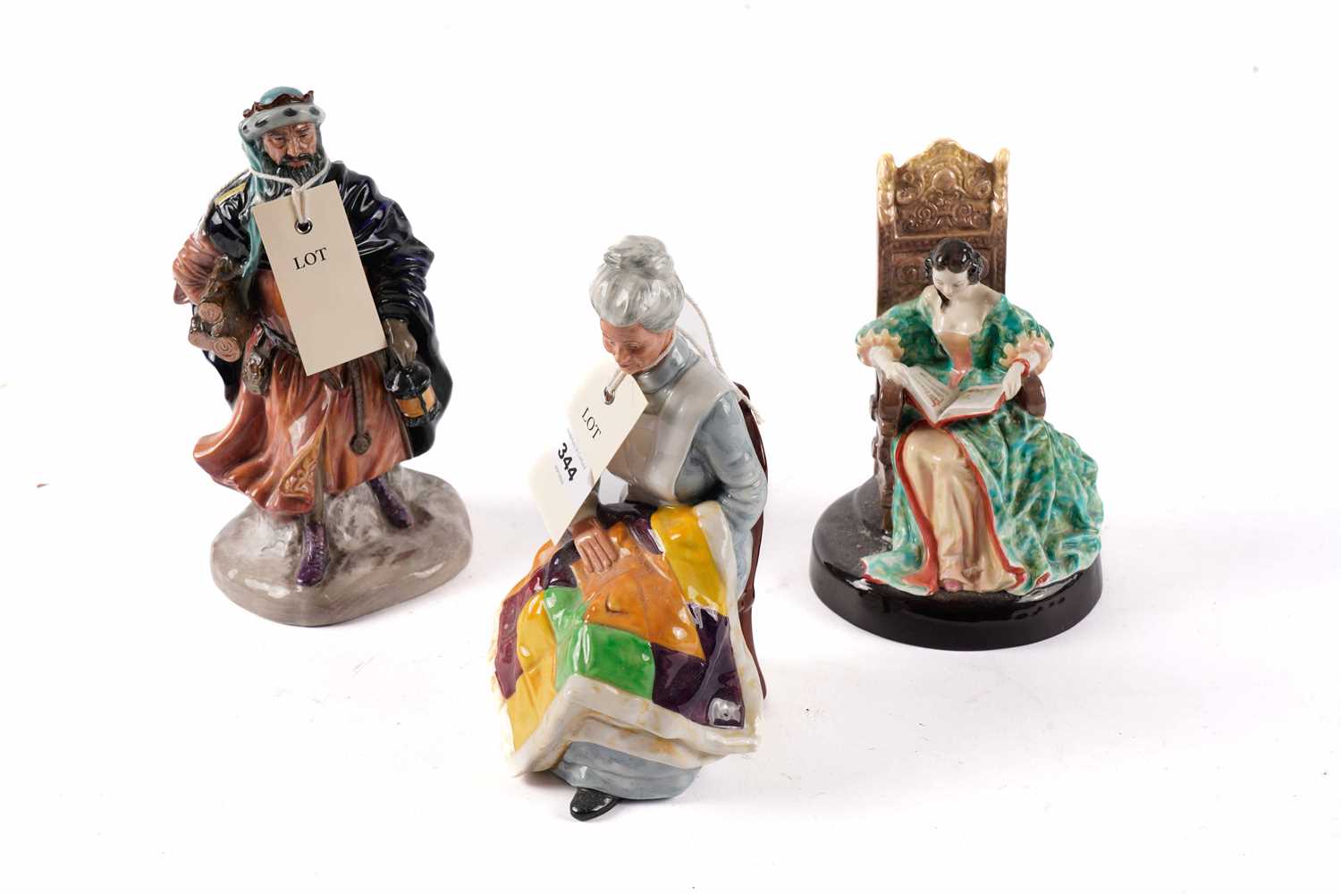 A collection of decorative Royal Doulton figures