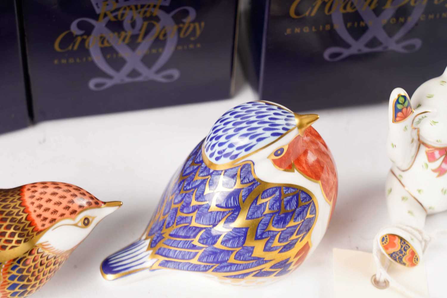 Five Royal Crown Derby paperweights/ornaments - Image 3 of 6