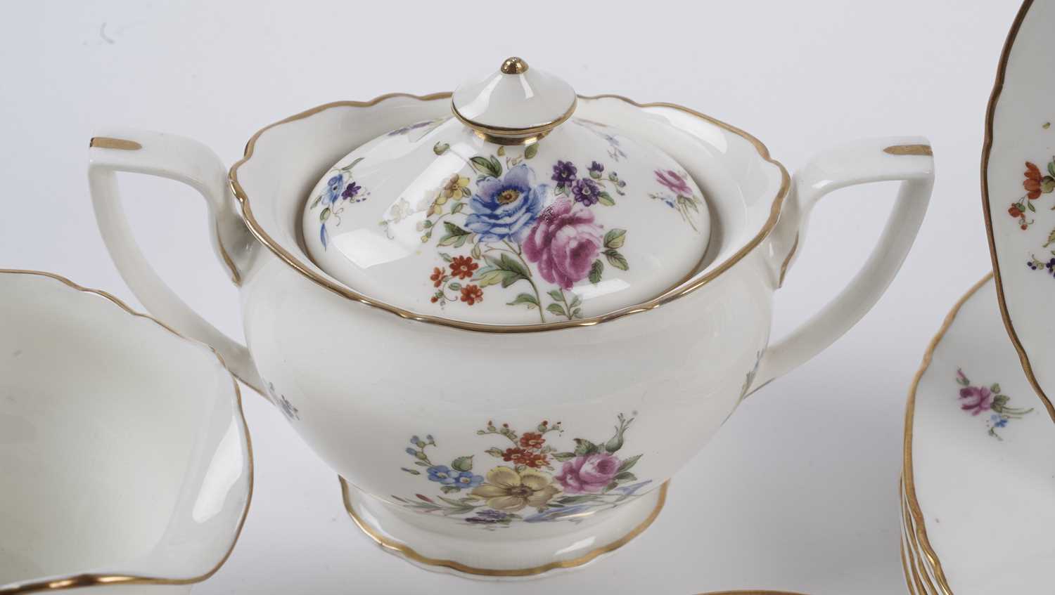 A Royal Worcester ‘Abla’ pattern tea service - Image 6 of 7