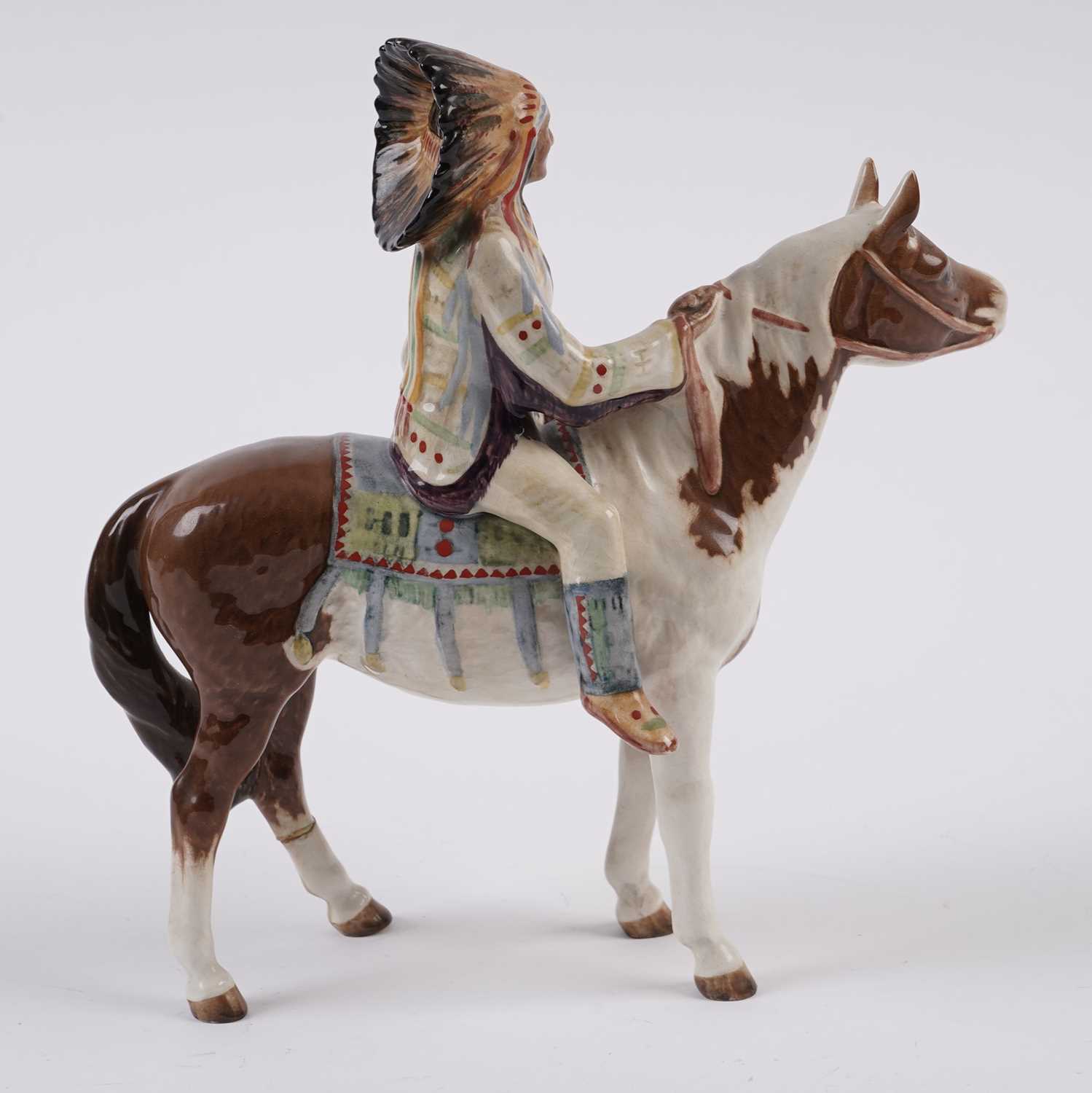 A Beswick model of a mounted Indian chief; and other items - Image 4 of 7