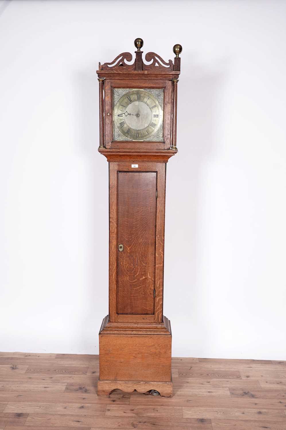 Richard Rayment of Bury St Edmunds: An oak 30-hour longcase clock - Image 2 of 4