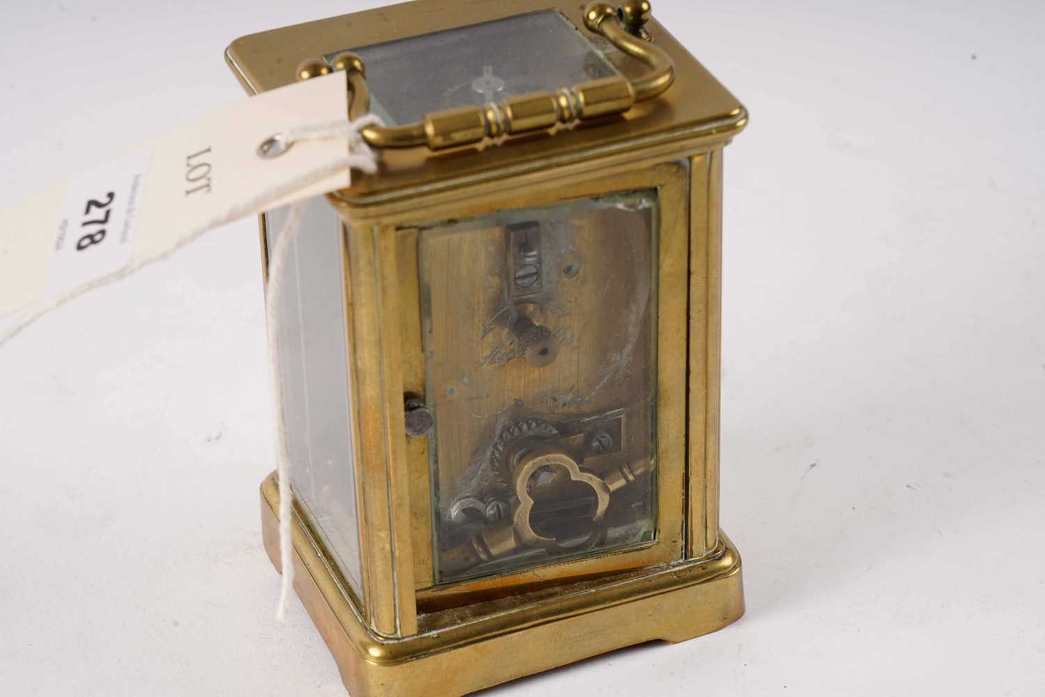 A late 19th Century French carriage clock - Image 4 of 6