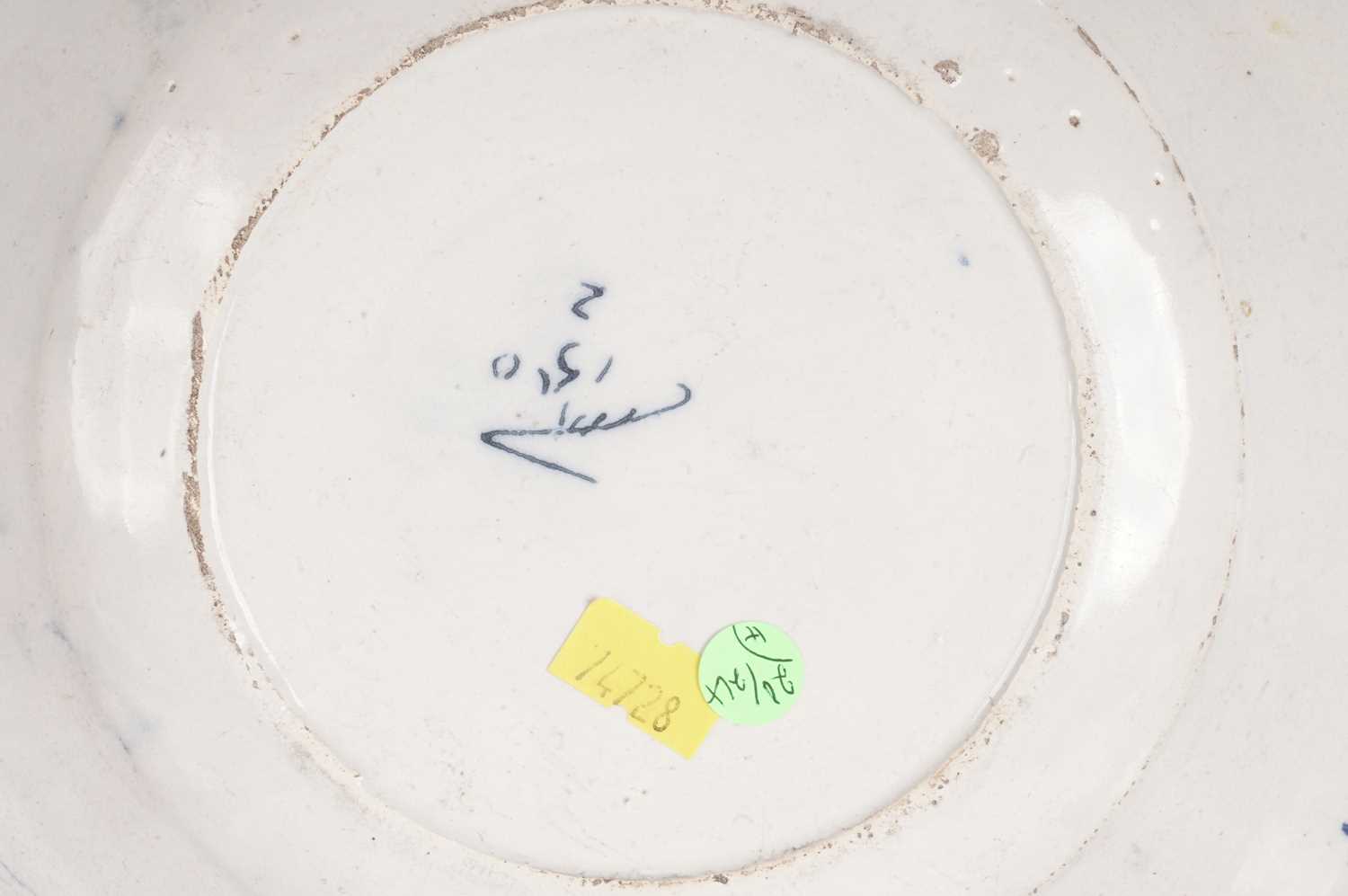 Four tin-glazed plates - Image 8 of 13