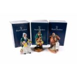 Three Royal Doulton ceramic figures