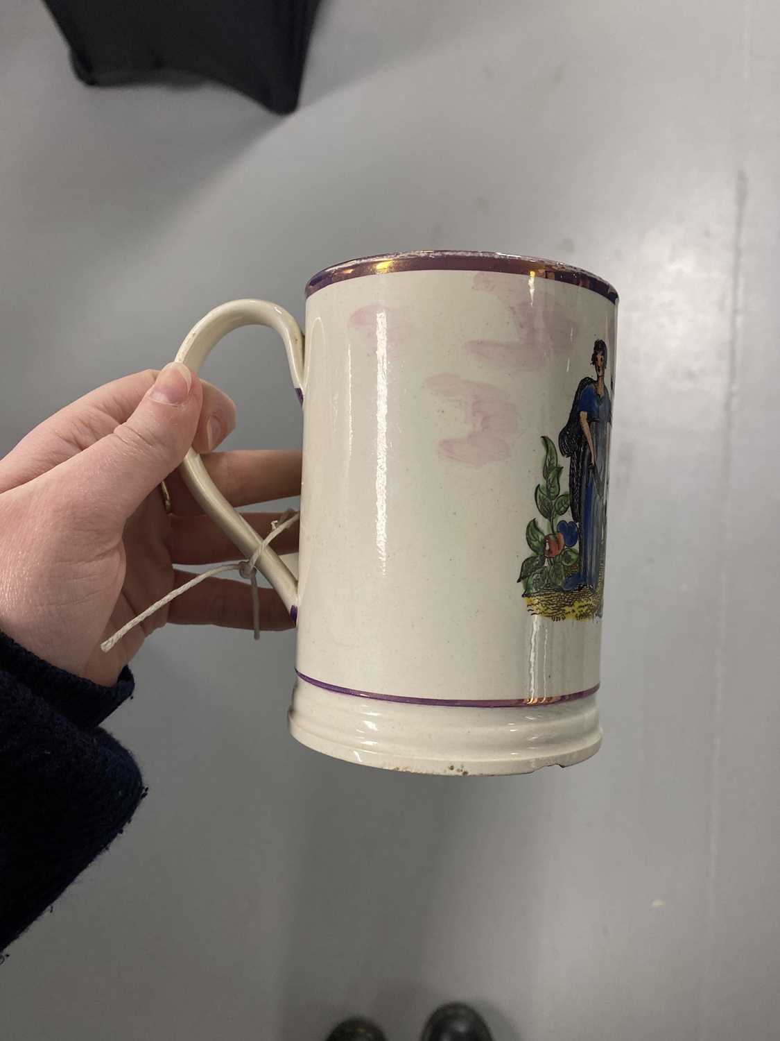 A Sunderland lustre jug and a Sunderland lustre tankard - Image 16 of 19