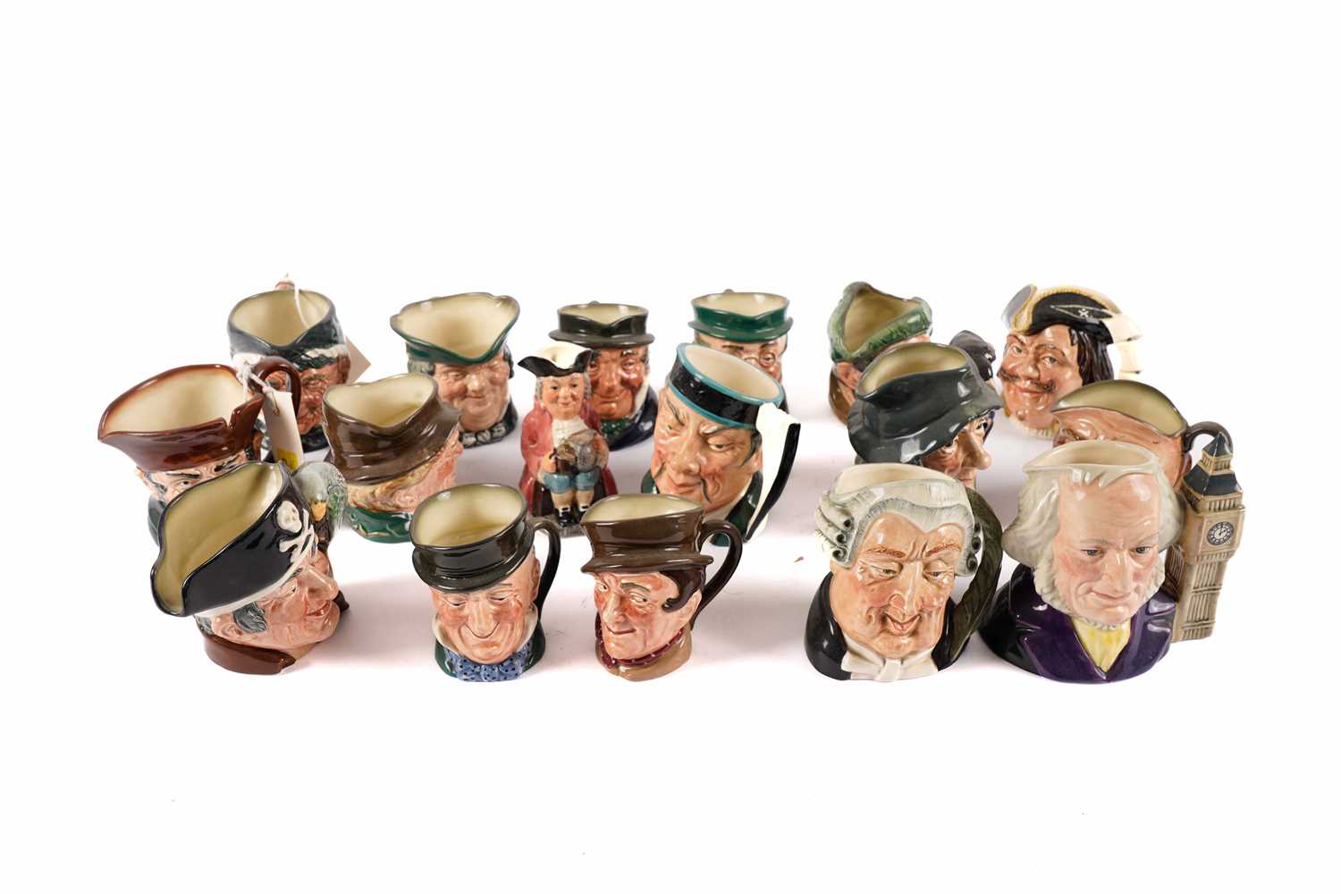 A collection of Royal Doulton Toby jugs