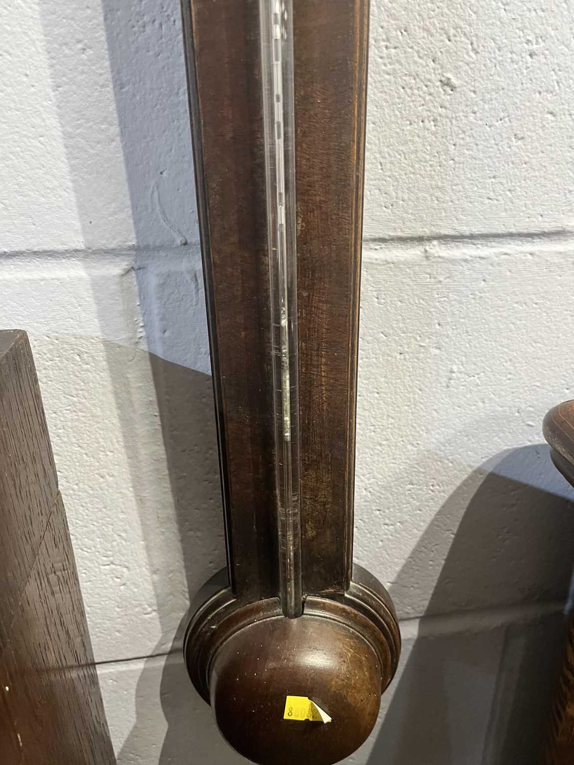 A late Georgian mahogany stick barometer - Bild 6 aus 9
