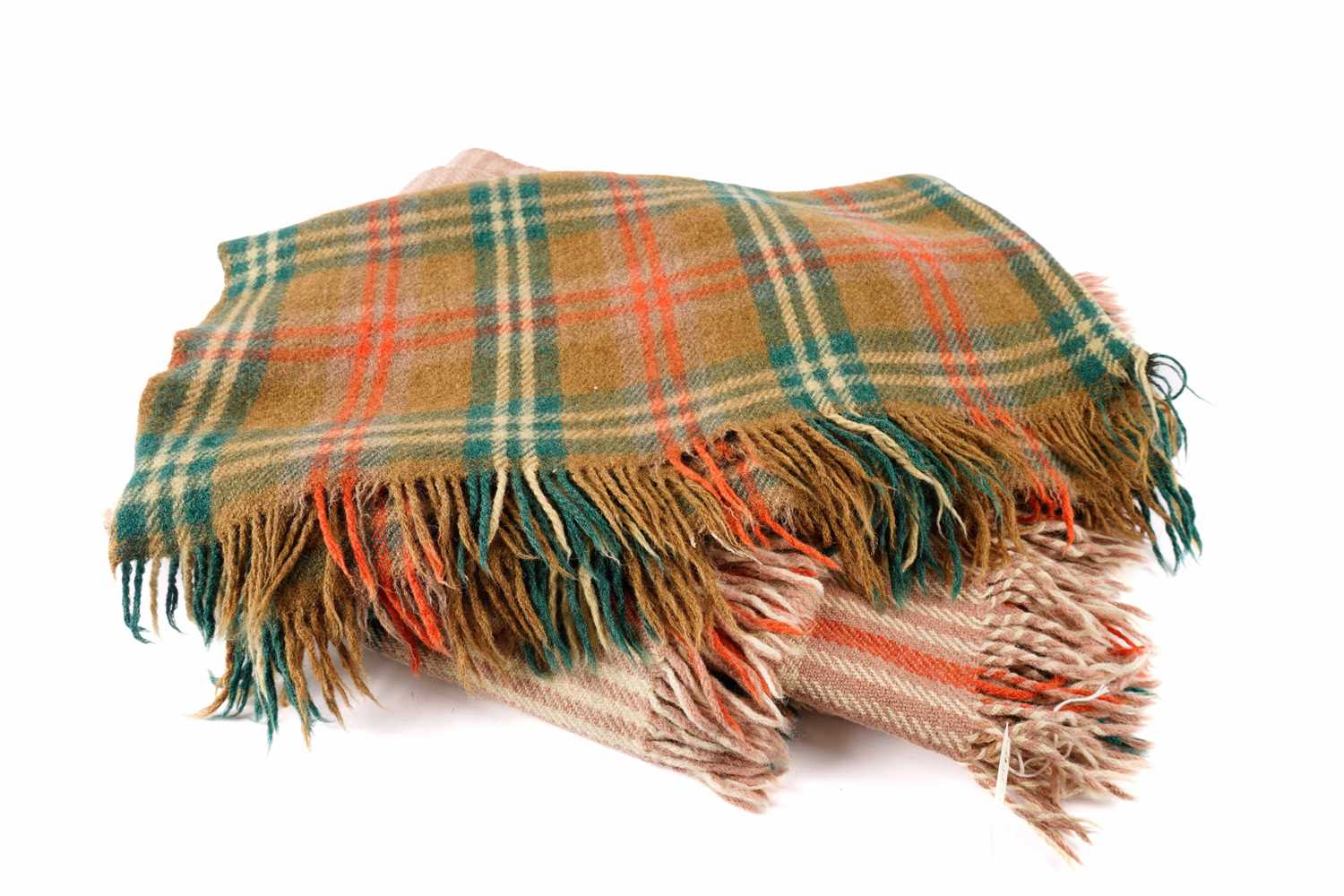 Two wool blankets by Otterburn Mill Ltd