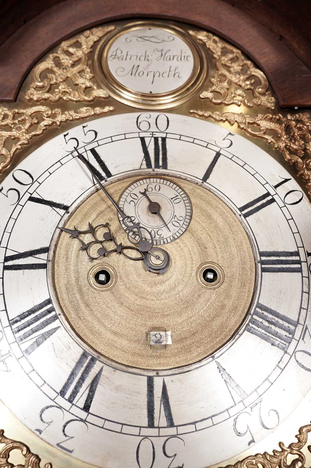 Patrick Hardie of Morpeth: A George III eight-day oak longcase clock - Image 7 of 8
