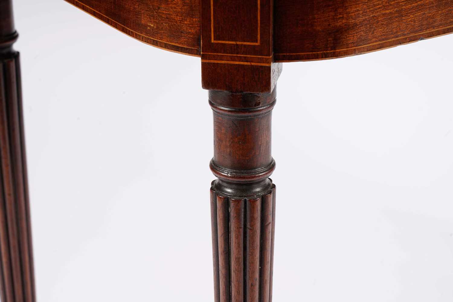 A George III 'fiddle back' mahogany card table - Image 13 of 15