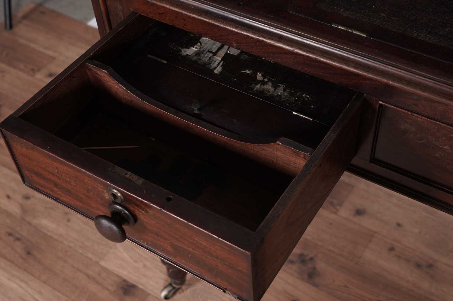 A George IV mahogany roll top desk - Image 5 of 7