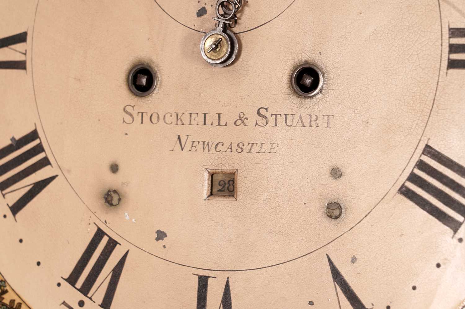 Stockell & Stuart: Newcastle: A George III oak longcase clock - Image 5 of 8