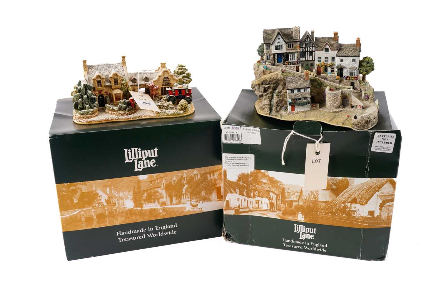 A limited-edition Lilliput Lane and another cottage