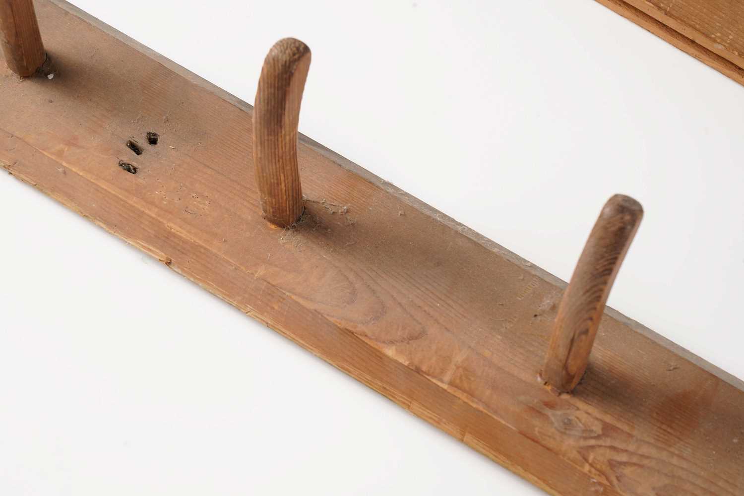 Two vintage wooden coat racks - Image 4 of 5