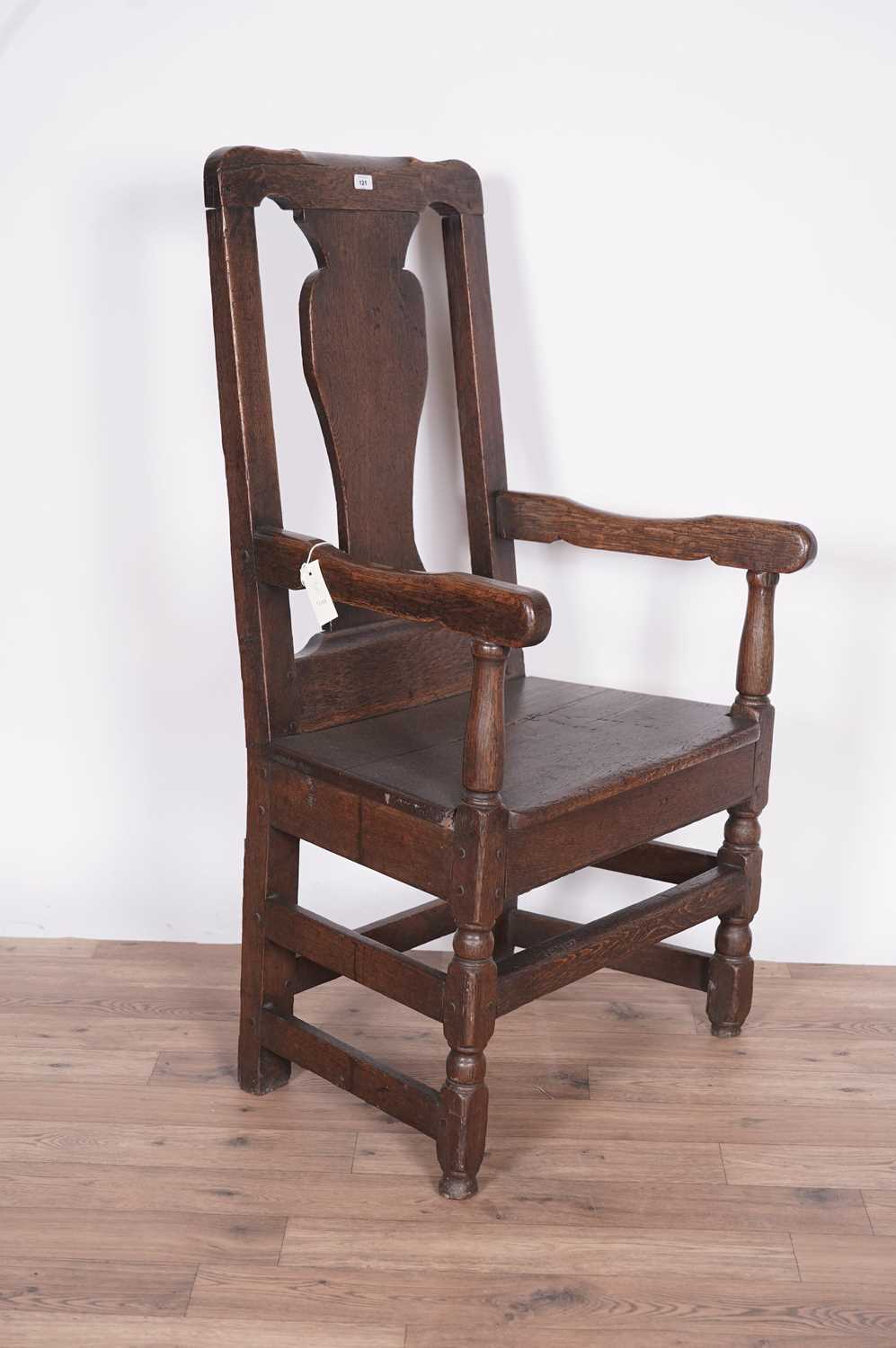 A Mid 18th Century armchair, A Victorian piano stool and a George III washstand - Image 9 of 10