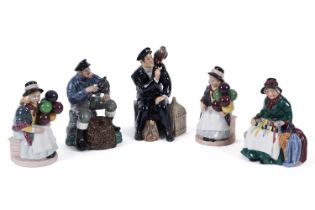 A selection of Royal Doulton ceramic figures