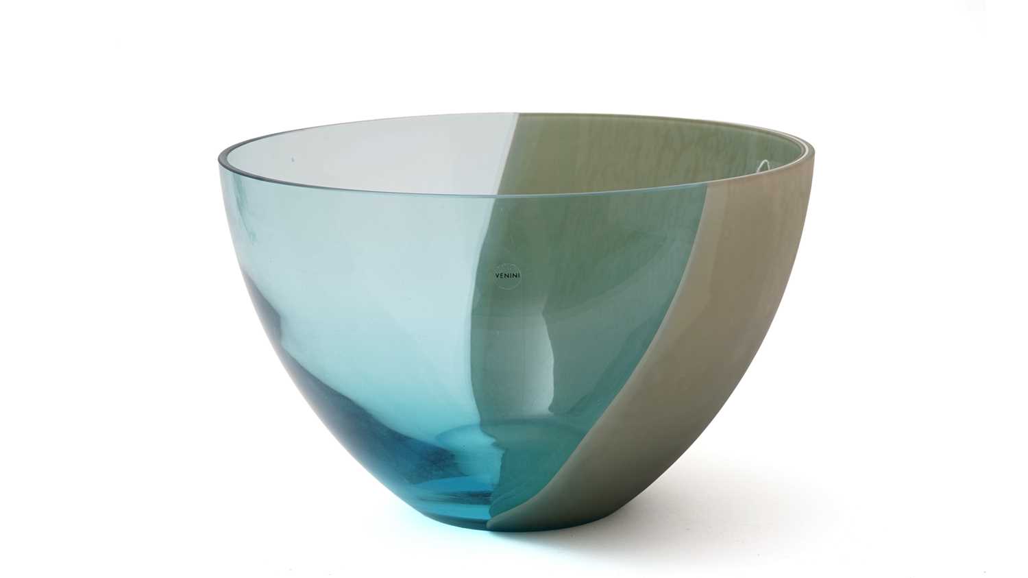 Venini 'Le Sabbie' overlay glass bowl by Claudio Silvestrin
