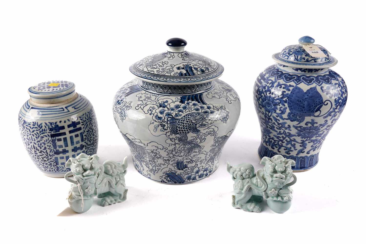 A collection of Oriental ceramics