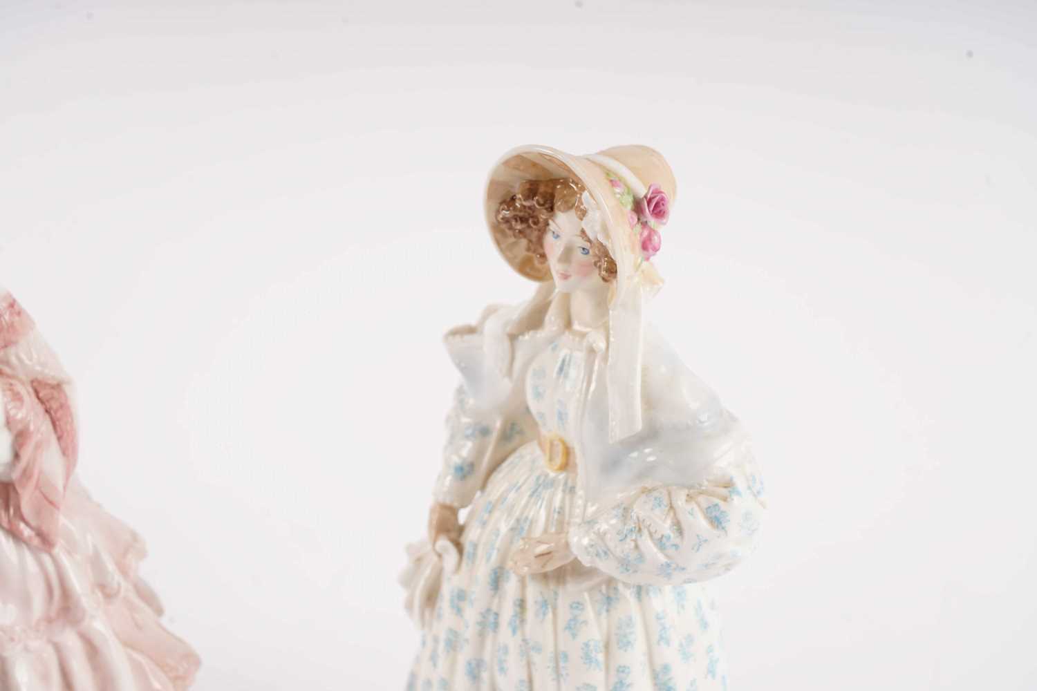 A collection of Royal Worcester ceramic figures of ladies - Image 5 of 5