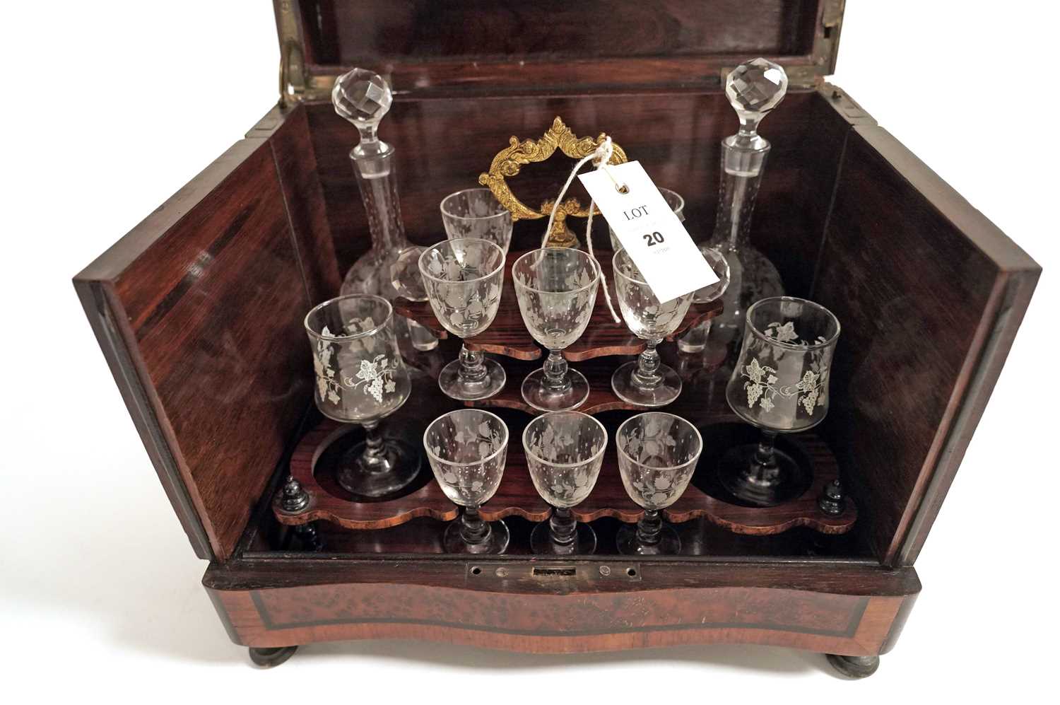 A 19th Century decanter box/cave à liqueur - Image 3 of 23