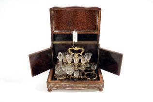 A 19th Century decanter box/cave à liqueur