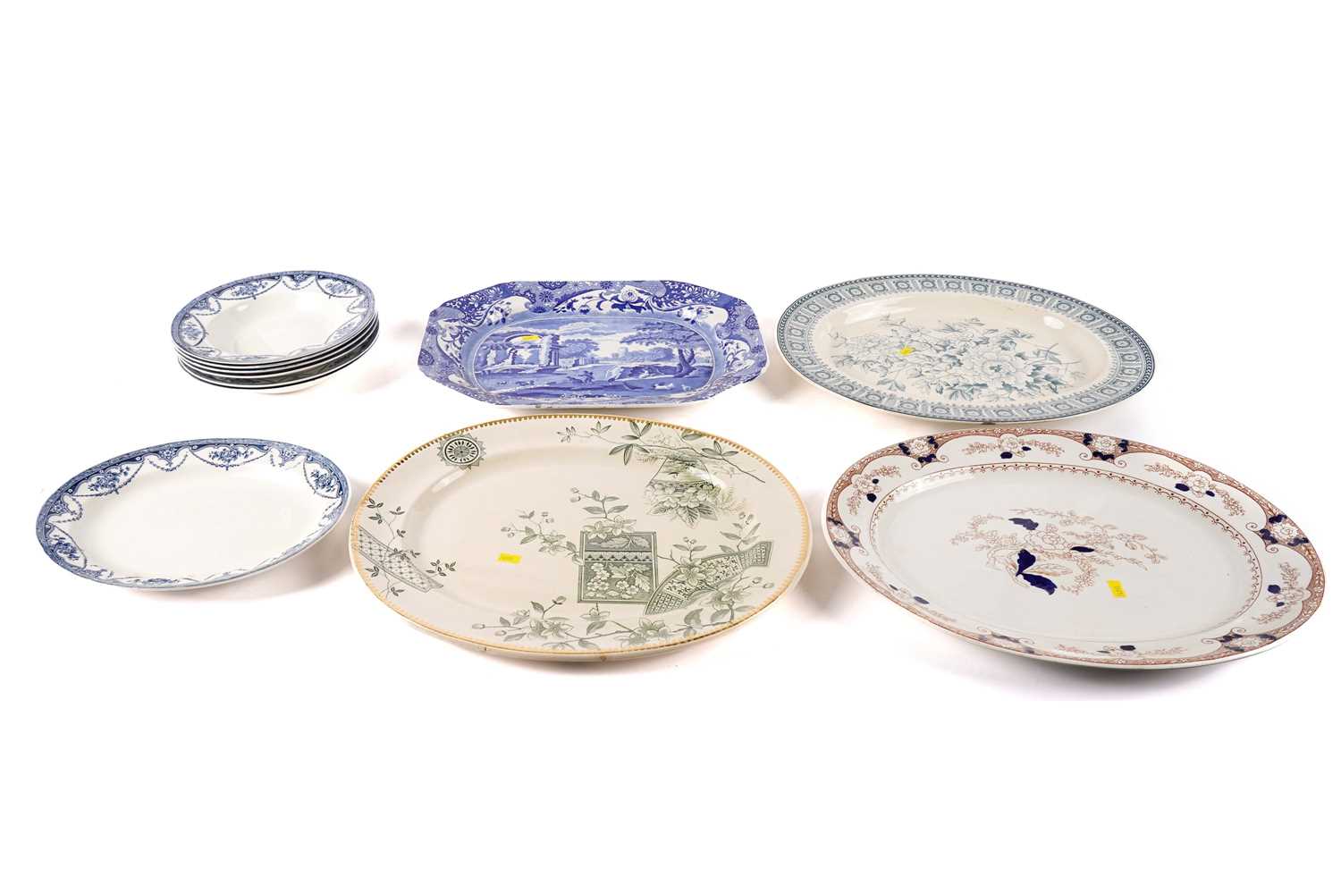 A selection of 19th Century and later dinner ware - Image 7 of 7