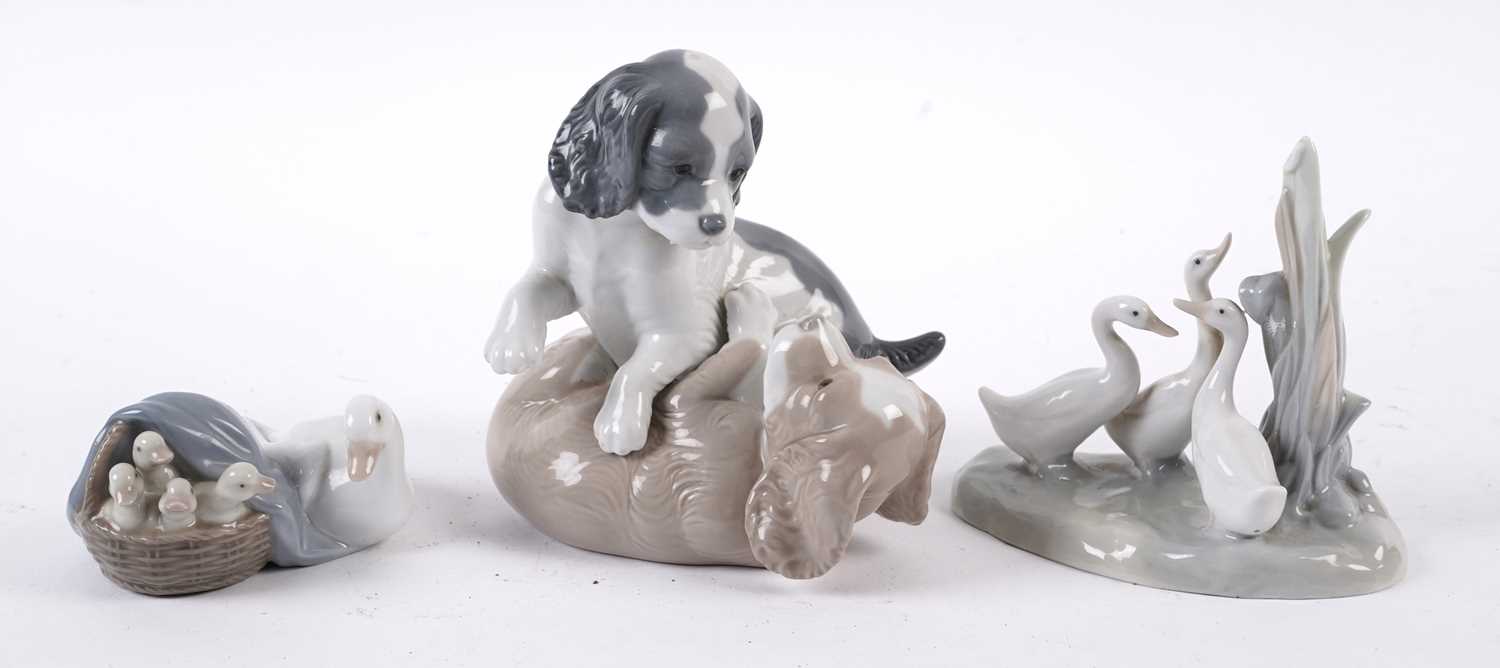 Six Lladro figurines; and three others - Image 5 of 5