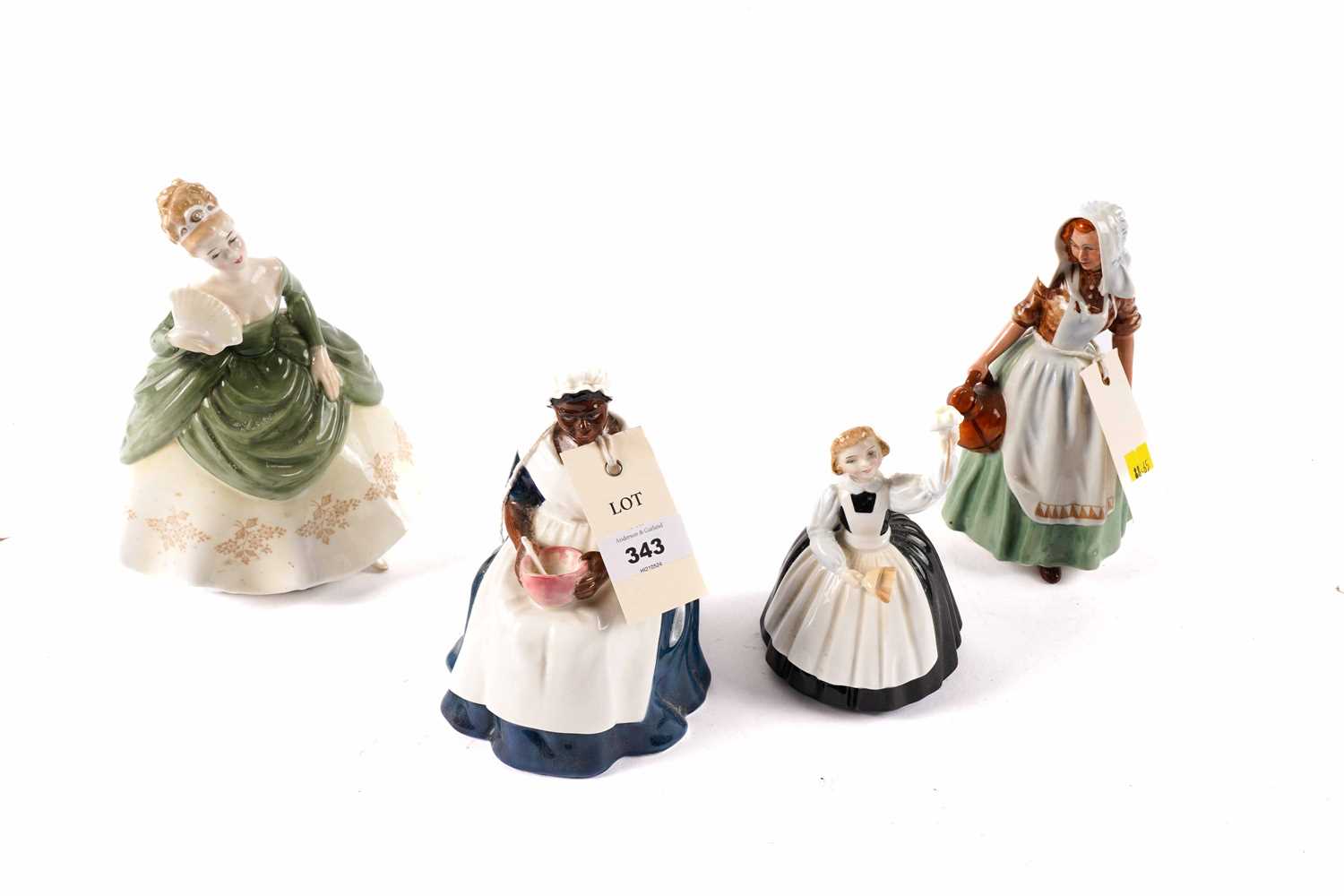 A collection of decorative Royal Doulton figures