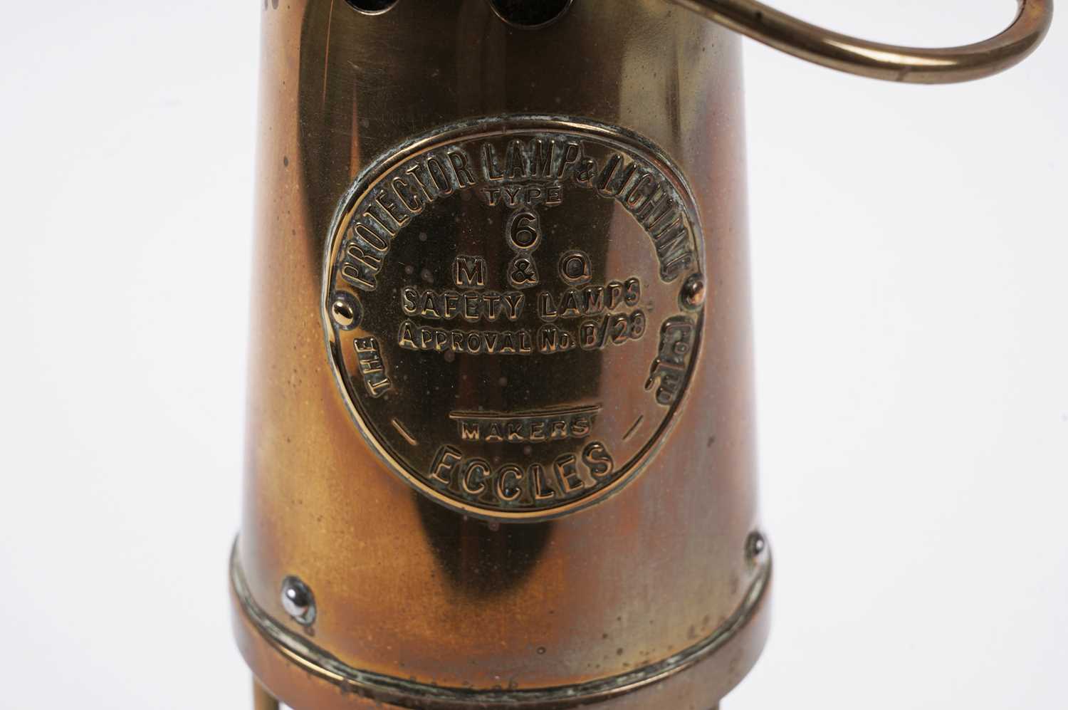 A miner's lamp; and , a brass meat jack - Image 3 of 4