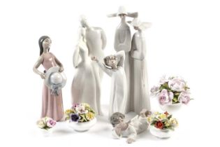 Lladro and Royal Doulton ornaments