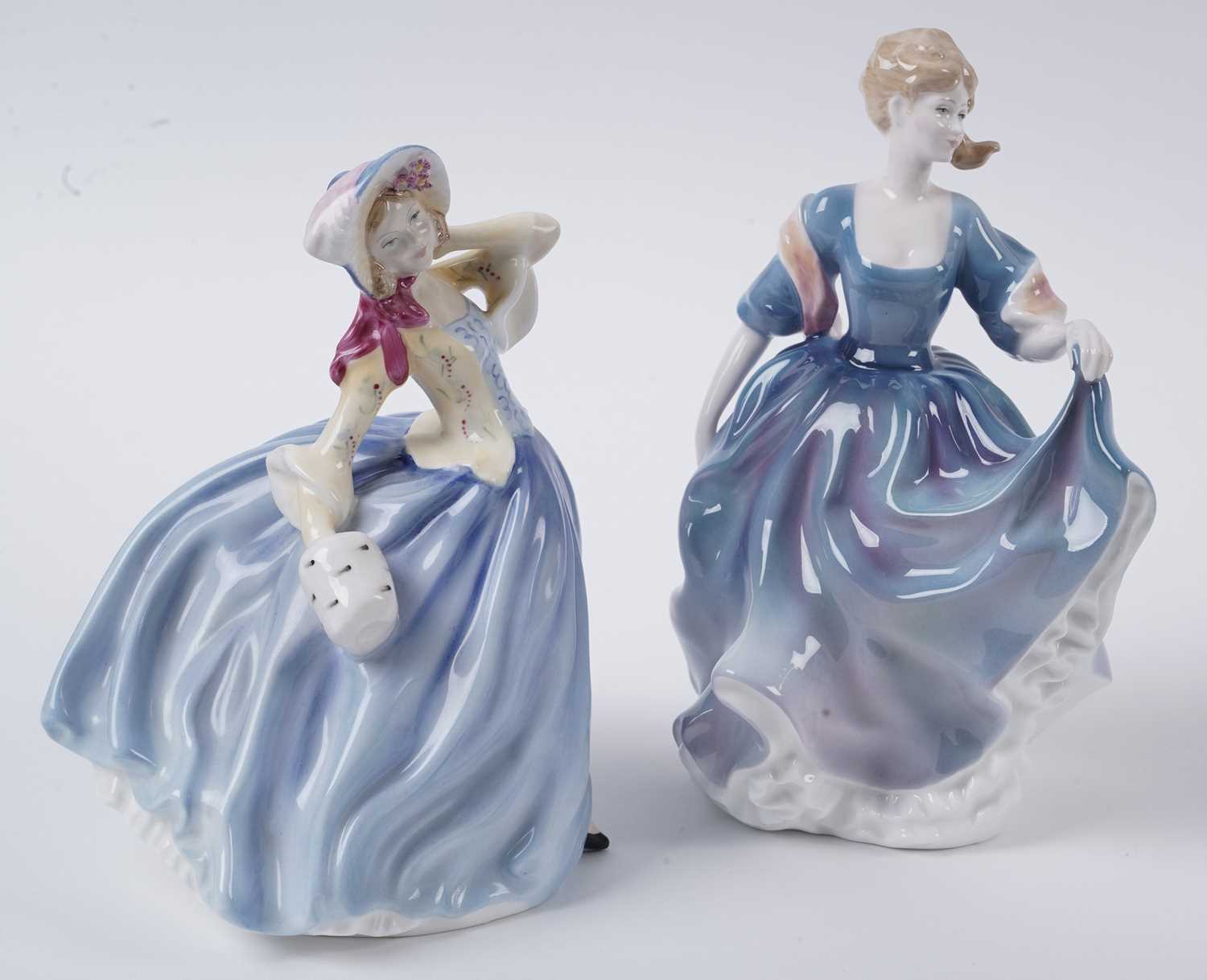 A collection of Royal Doulton ceramic figures of ladies - Image 3 of 9