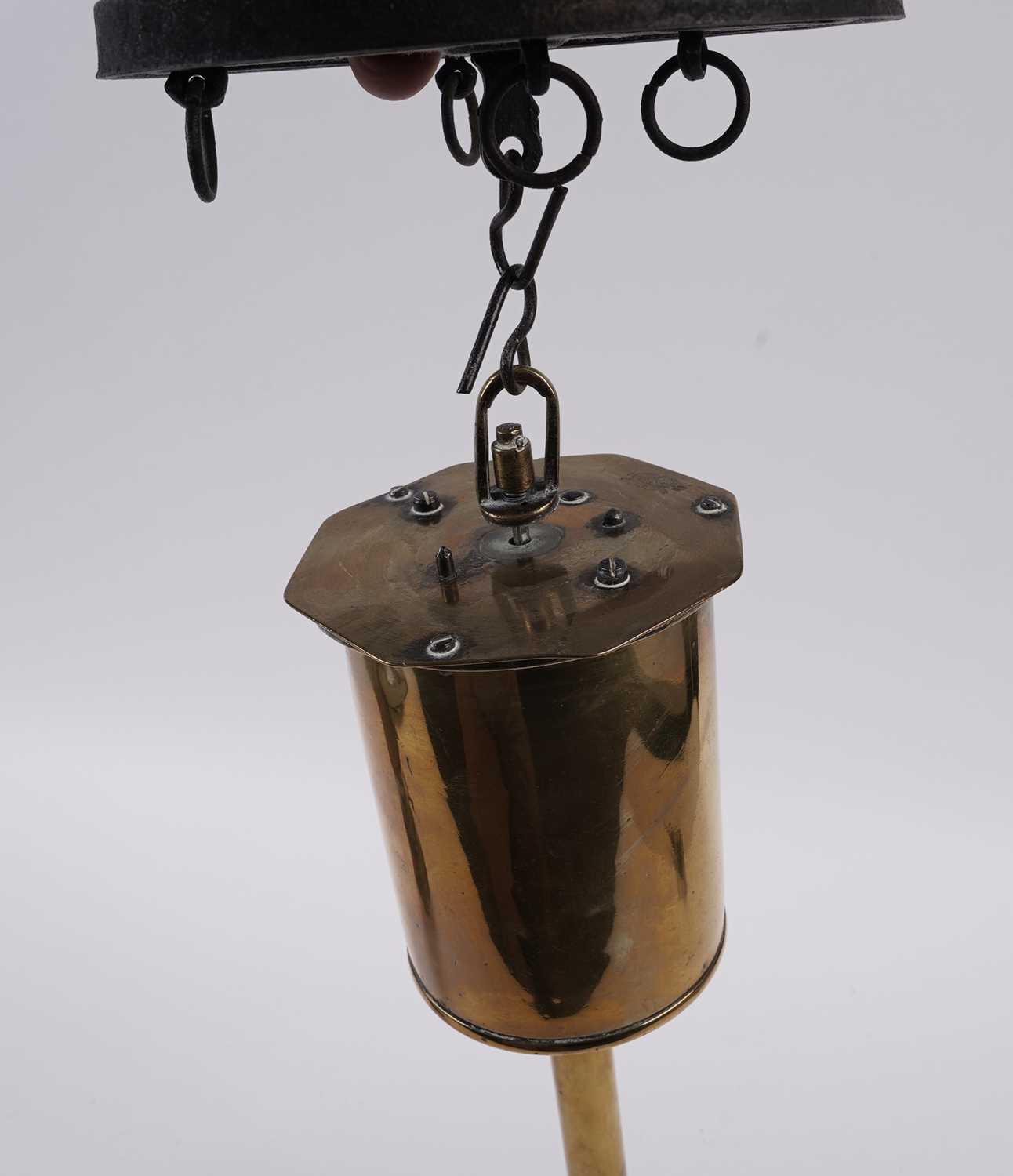 A miner's lamp; and , a brass meat jack - Bild 2 aus 4