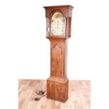Stockell & Stuart: Newcastle: A George III oak longcase clock