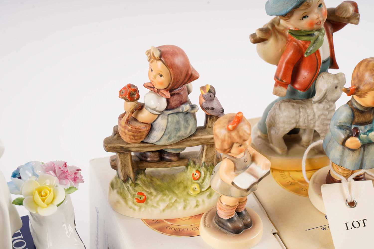 A collection of decorative figures by Royal Doulton, Hummel, Royal Albert and others - Image 3 of 5