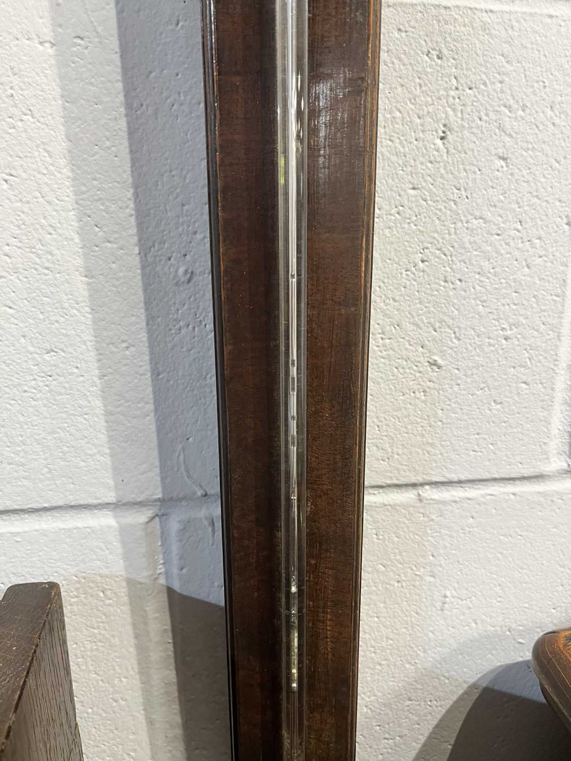 A late Georgian mahogany stick barometer - Image 8 of 9