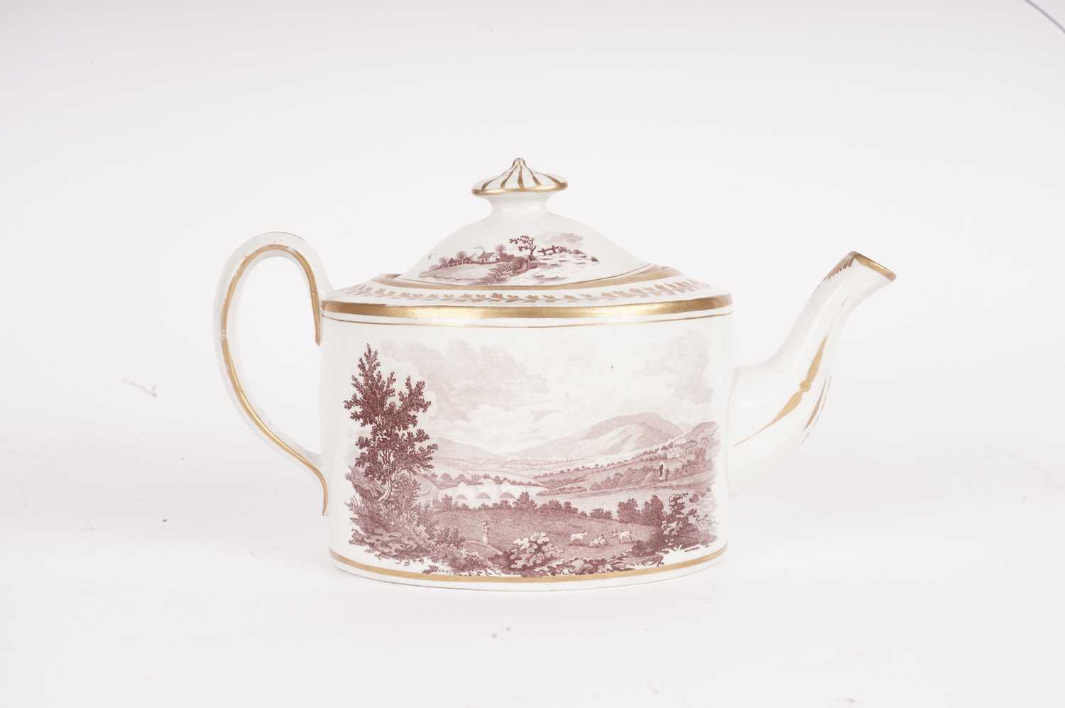 English bat-printed teapot - Bild 5 aus 6