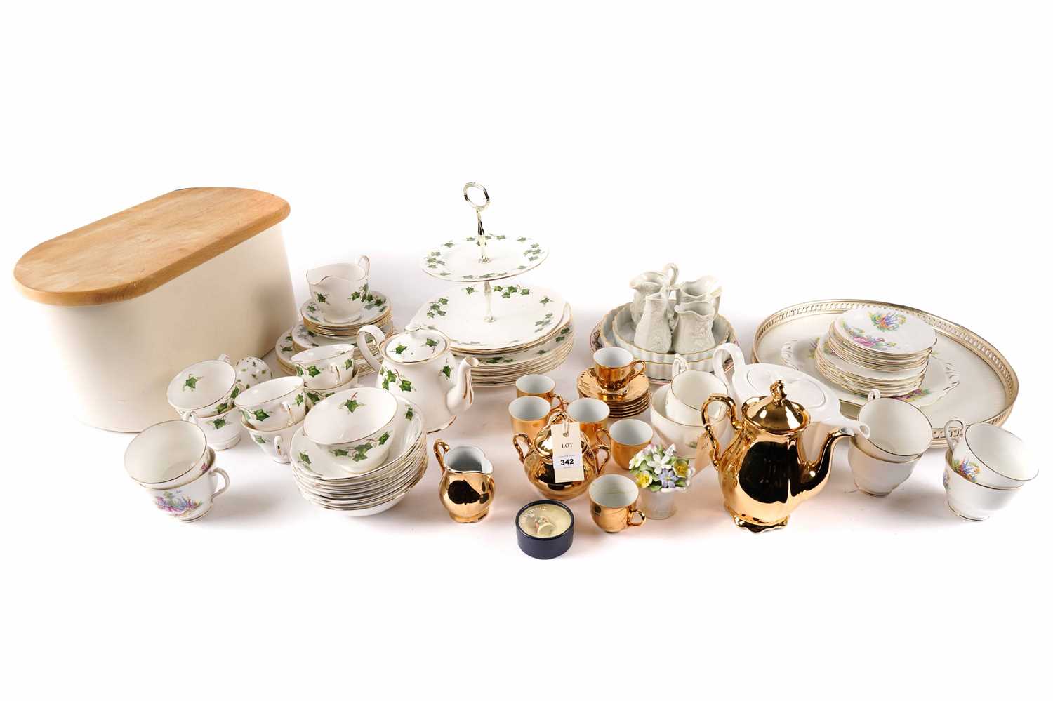 A selection of teaware and other decorative ceramics