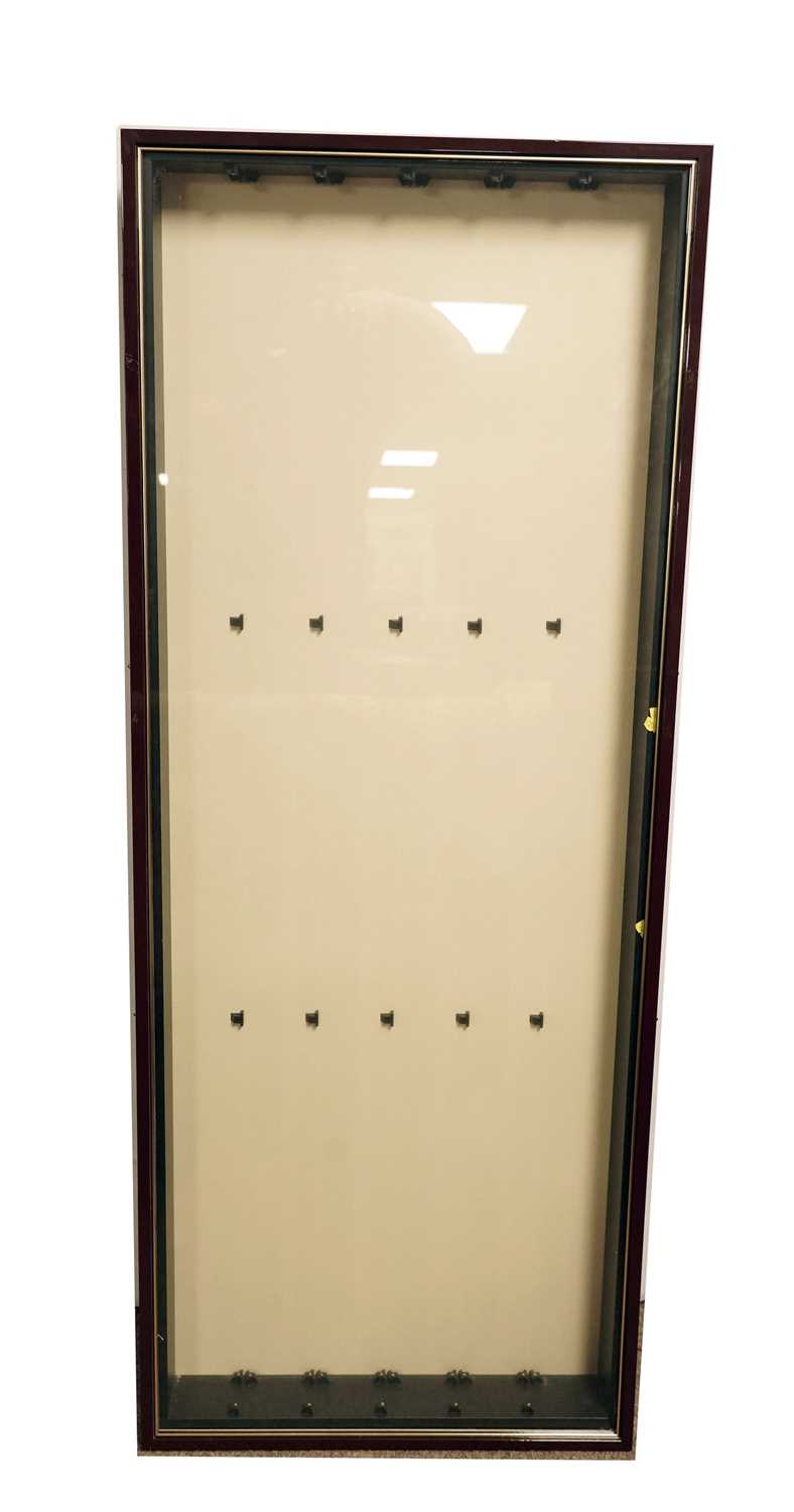 Two wall mounted display cases - Image 2 of 5