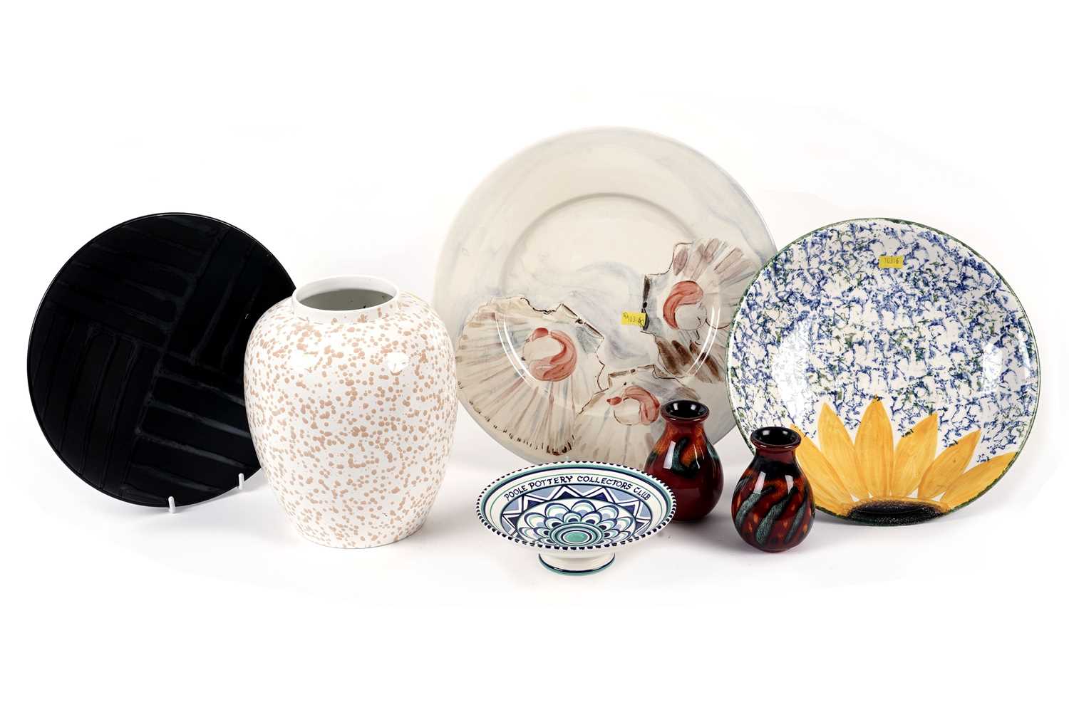 A selection of Poole pottery