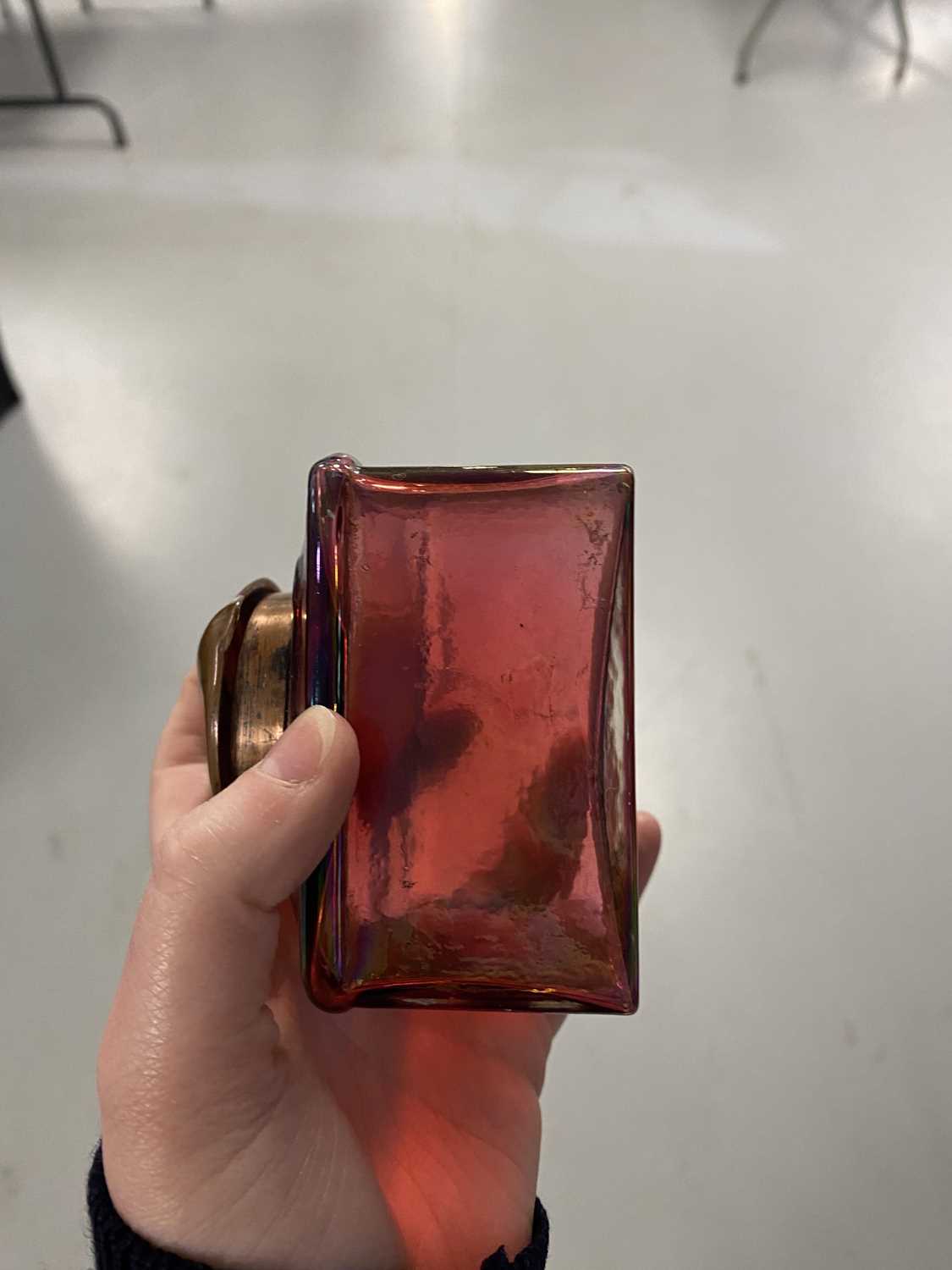 Two Art Nouveau glass inkwells - Bild 7 aus 10