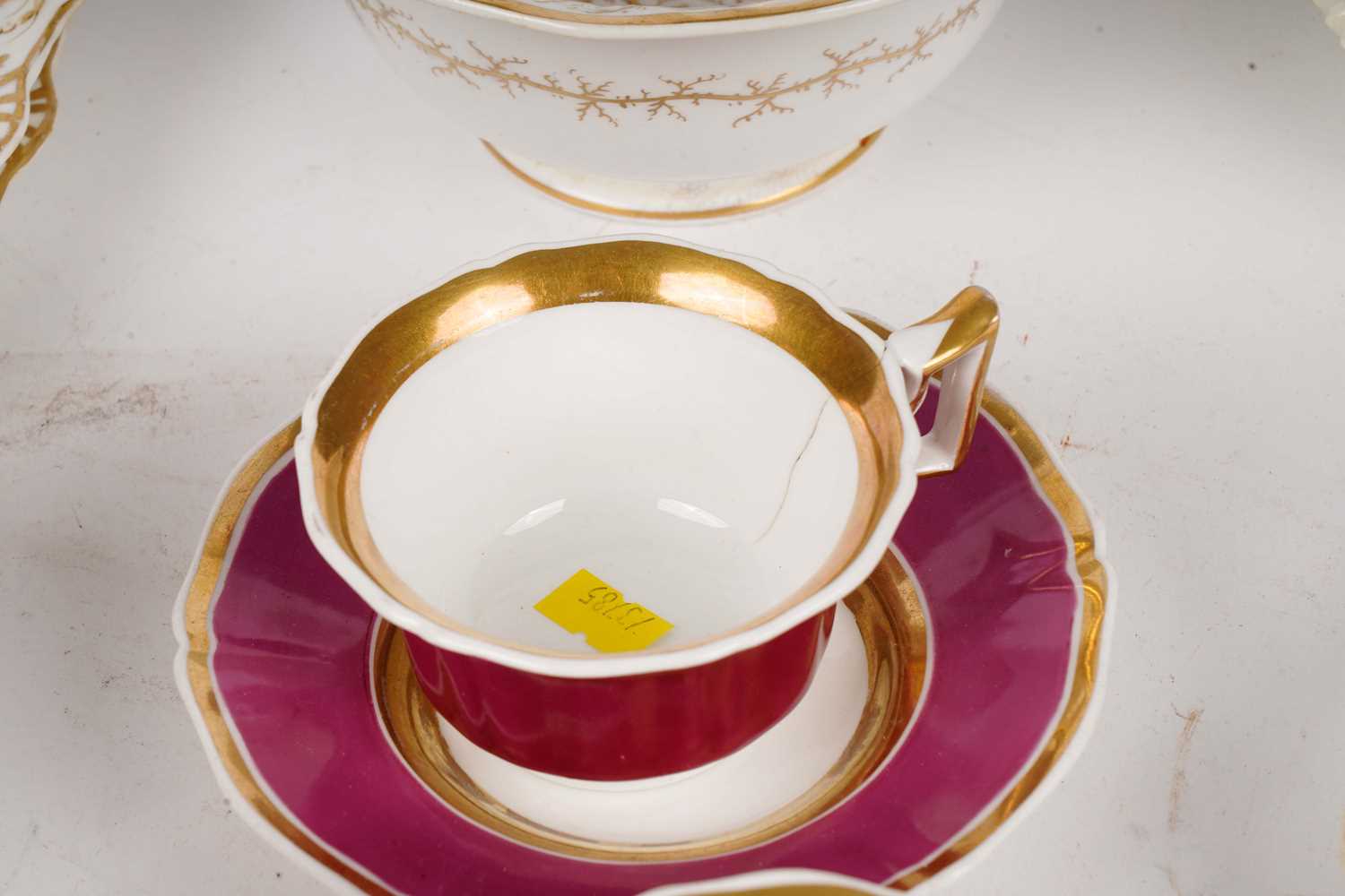 A selection of Victorian teaware by Rockingham Works and other makers - Image 5 of 7