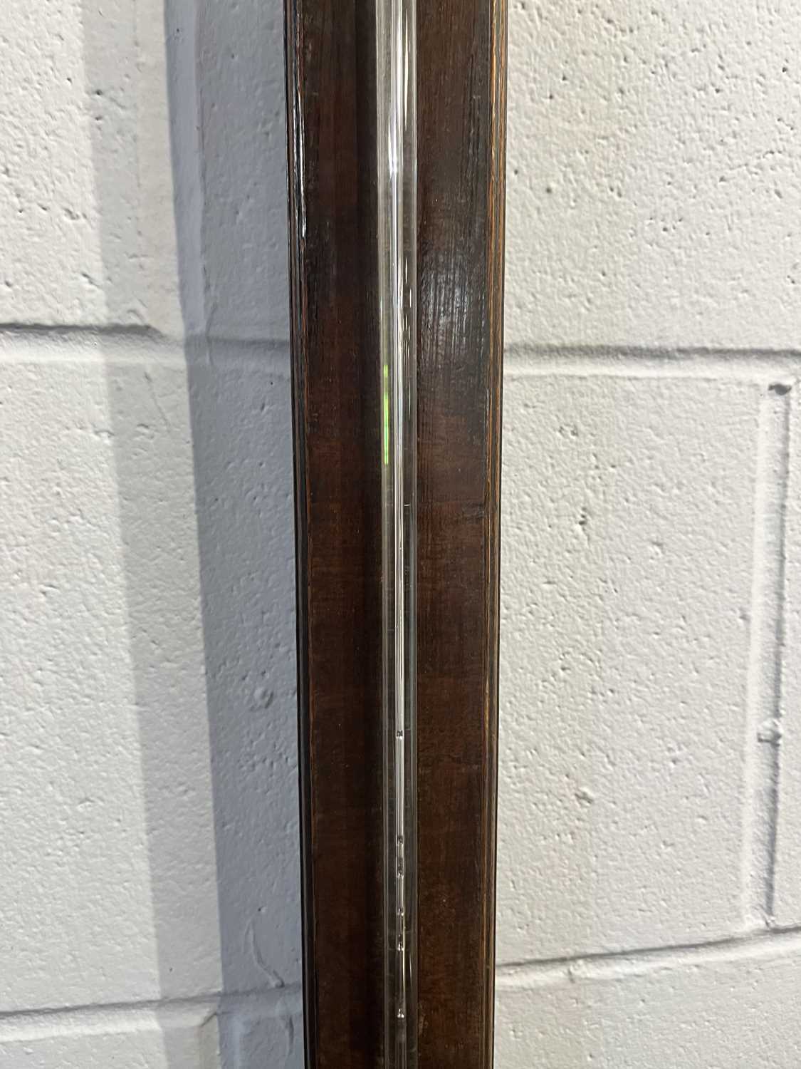 A late Georgian mahogany stick barometer - Image 5 of 9