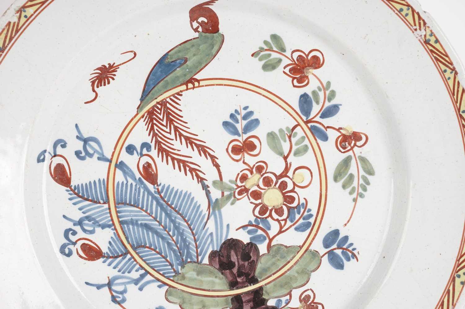 Four tin-glazed plates - Image 13 of 13