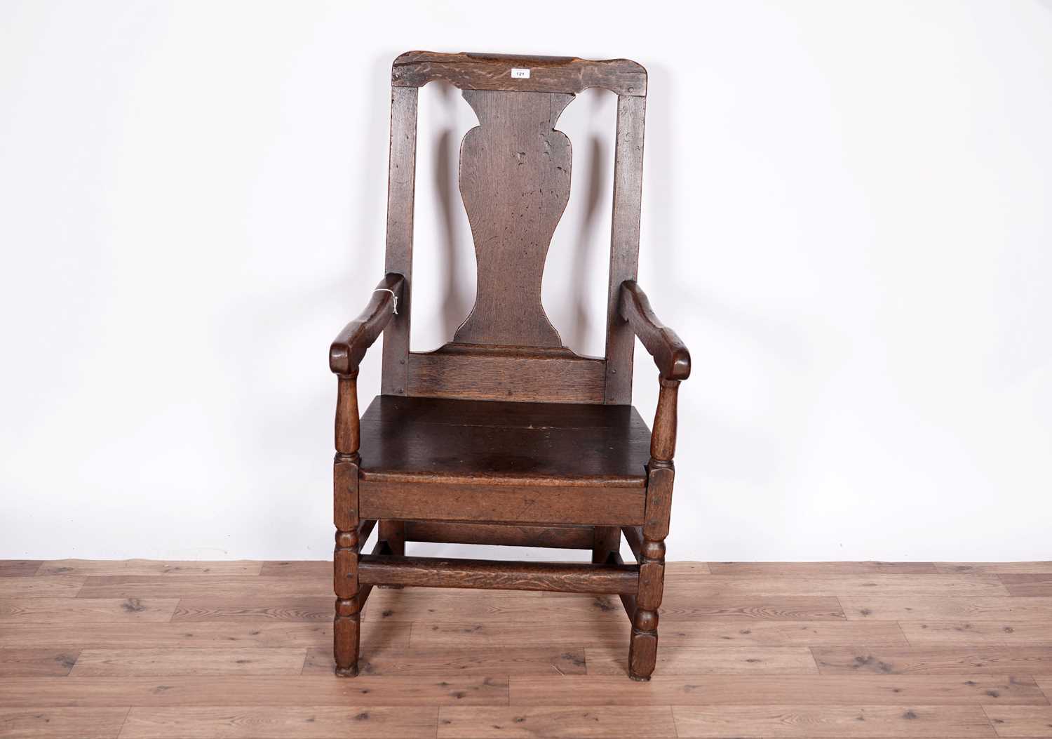 A Mid 18th Century armchair, A Victorian piano stool and a George III washstand - Image 8 of 10